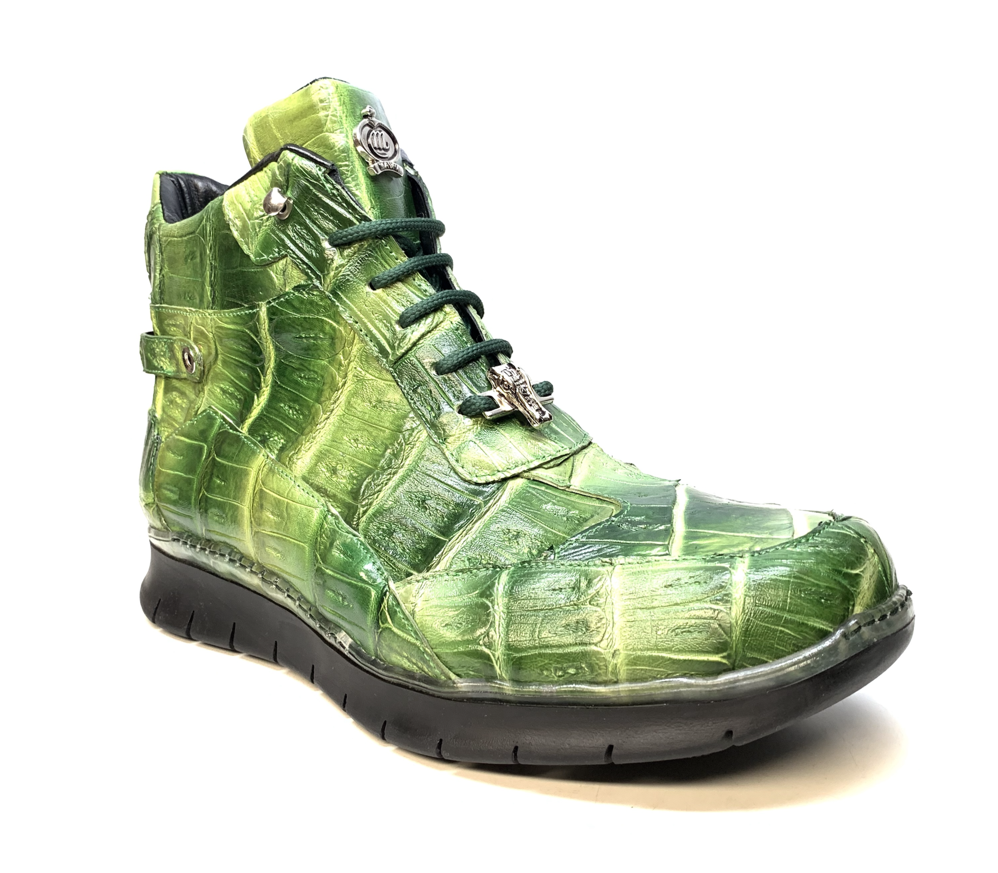 Calzoleria Toscana 4551 Crocodile Driving Shoes