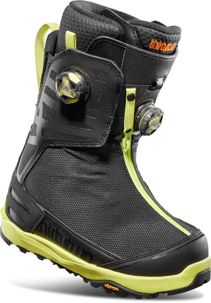 WOMEN'S HIGHT MTB BOA® SNOWBOARD BOOTS - BLACK/LIME / 6