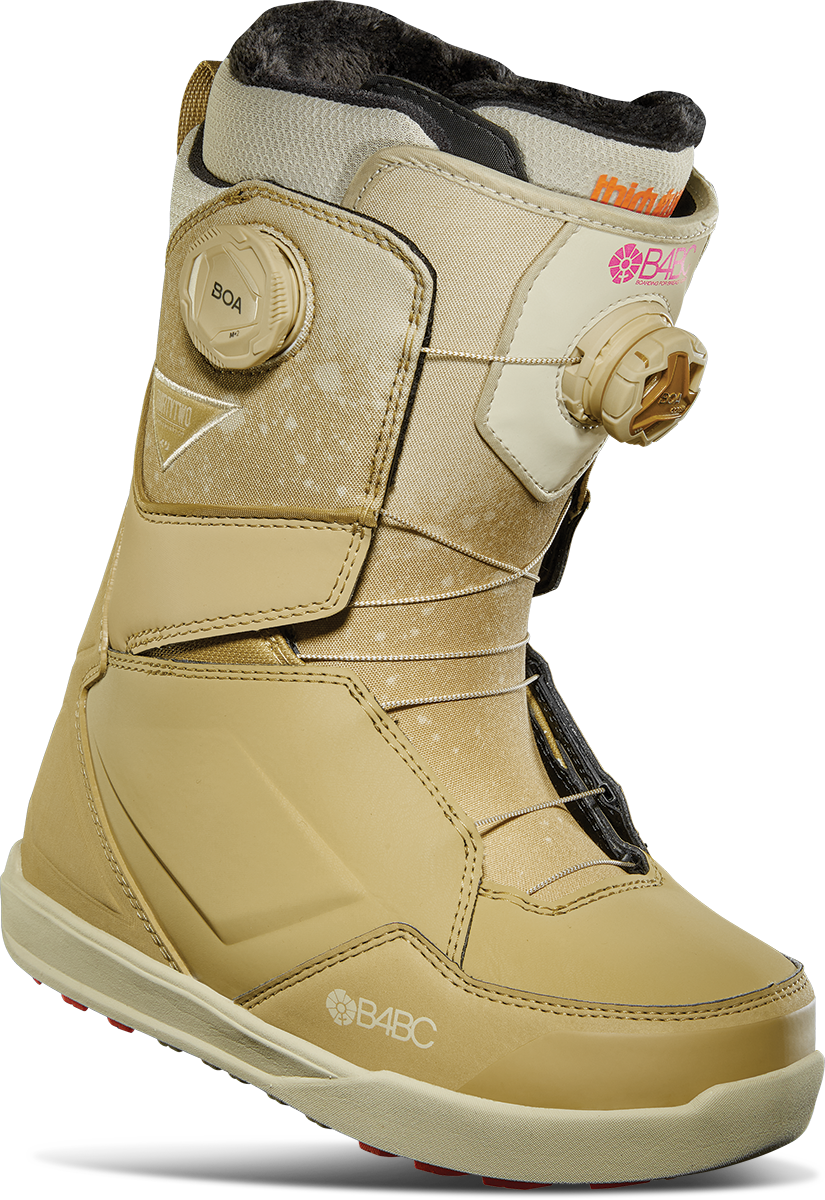 WOMEN'S LASHED DOUBLE BOA® X B4BC SNOWBOARD BOOTS - TAN / 5