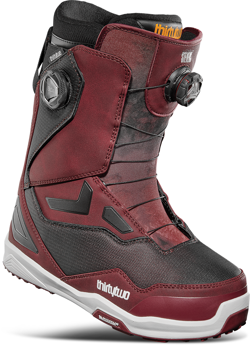 MEN'S TM-2 DOUBLE BOA® X STEVENS SNOWBOARD BOOTS - OXBLOOD / 9