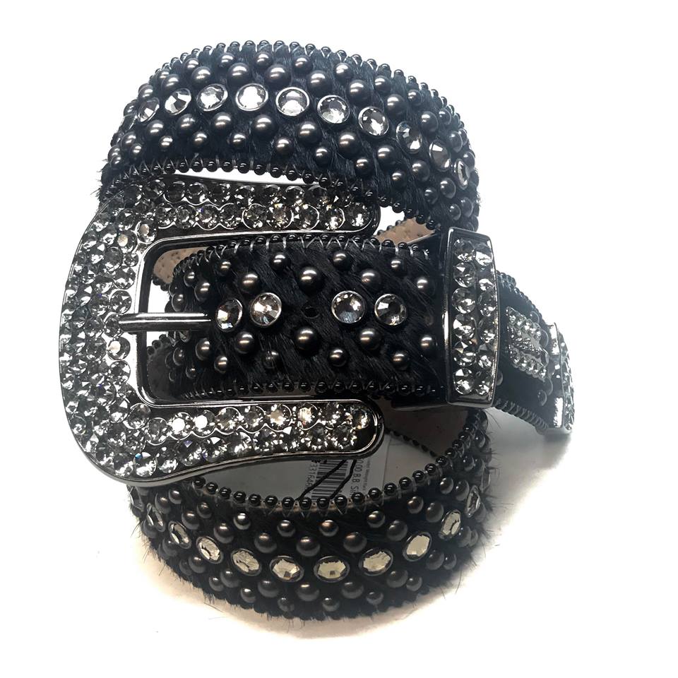 b.b. Simon Fully Loaded 'Numbers' Swarovski Crystal Belt